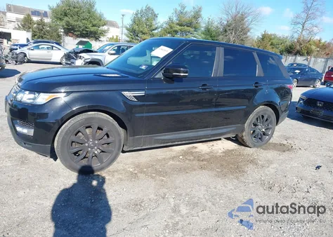2016 Land Rover Range Rover Sport 3.0L V6 Turbocharged Diesel Hse Td6 z USA, uszkodzony, nr VIN SALWR2KF4GA637659